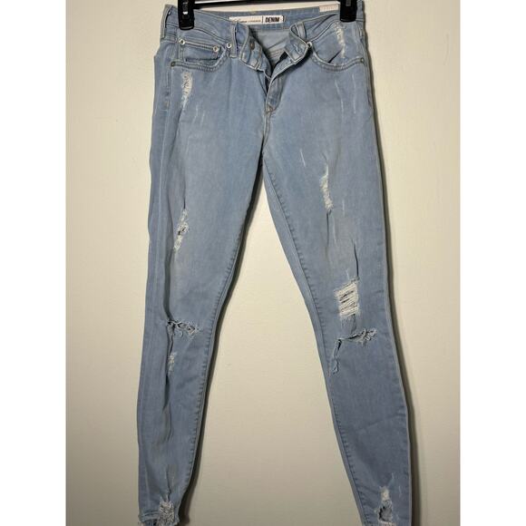 Lovers + Friends Light wash Denim Sz 26 - Picture 1 of 3
